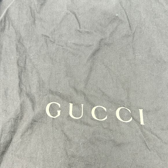 Gucci Made In Italy Drawstring Cotton Luxury Dust Bag Storage‎ 14" x 17" Brown - Picture 2 of 5